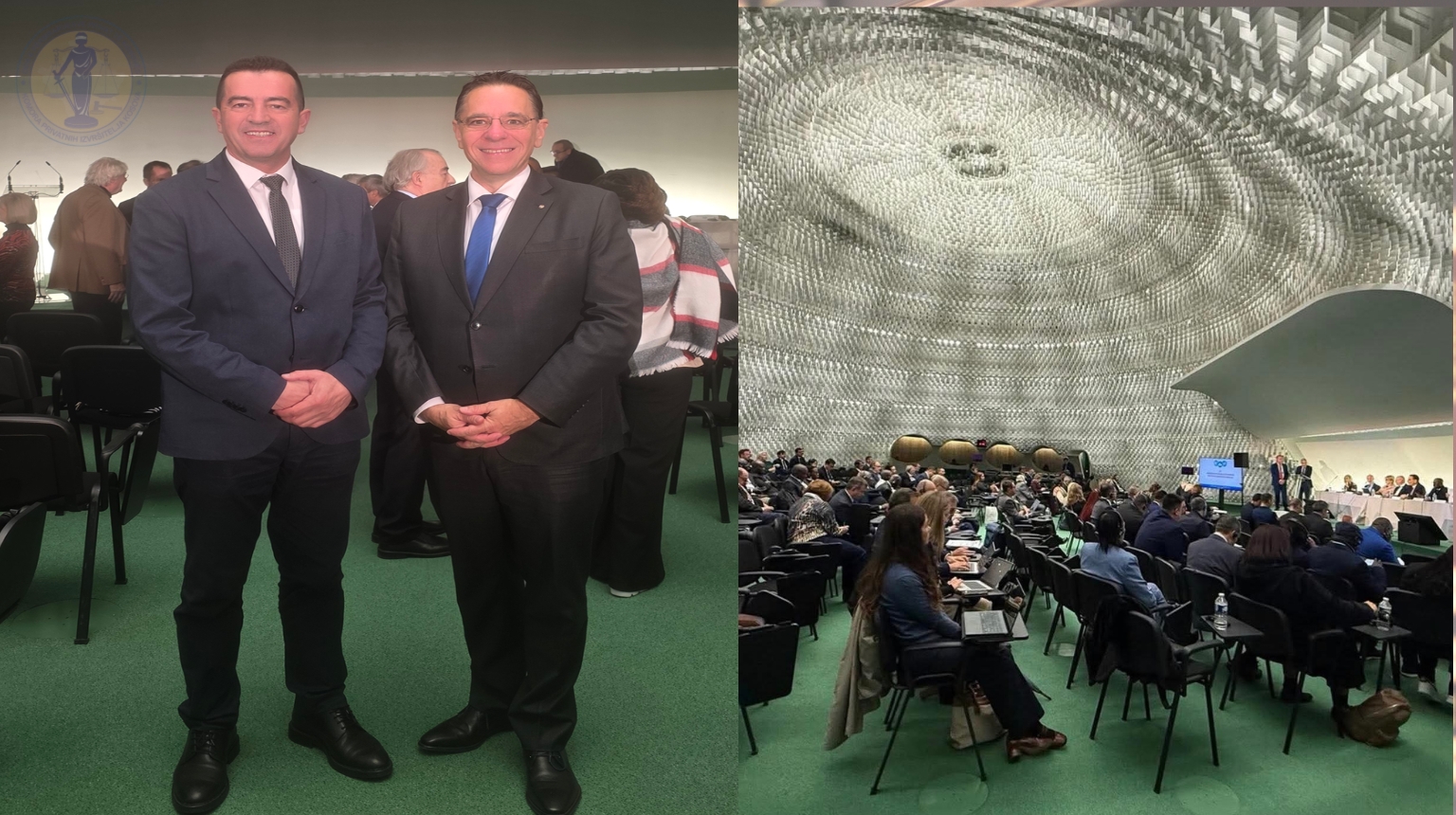 Imazh i takimit të kryetarit të Odës me krytarin e UIHJ